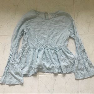 Anthropologie Peplum Blouse